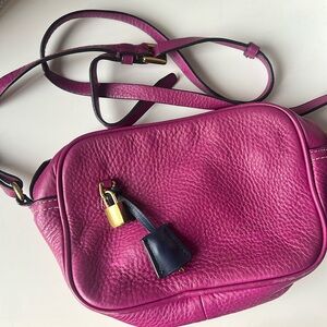 Jcrew Leather Camera Bag